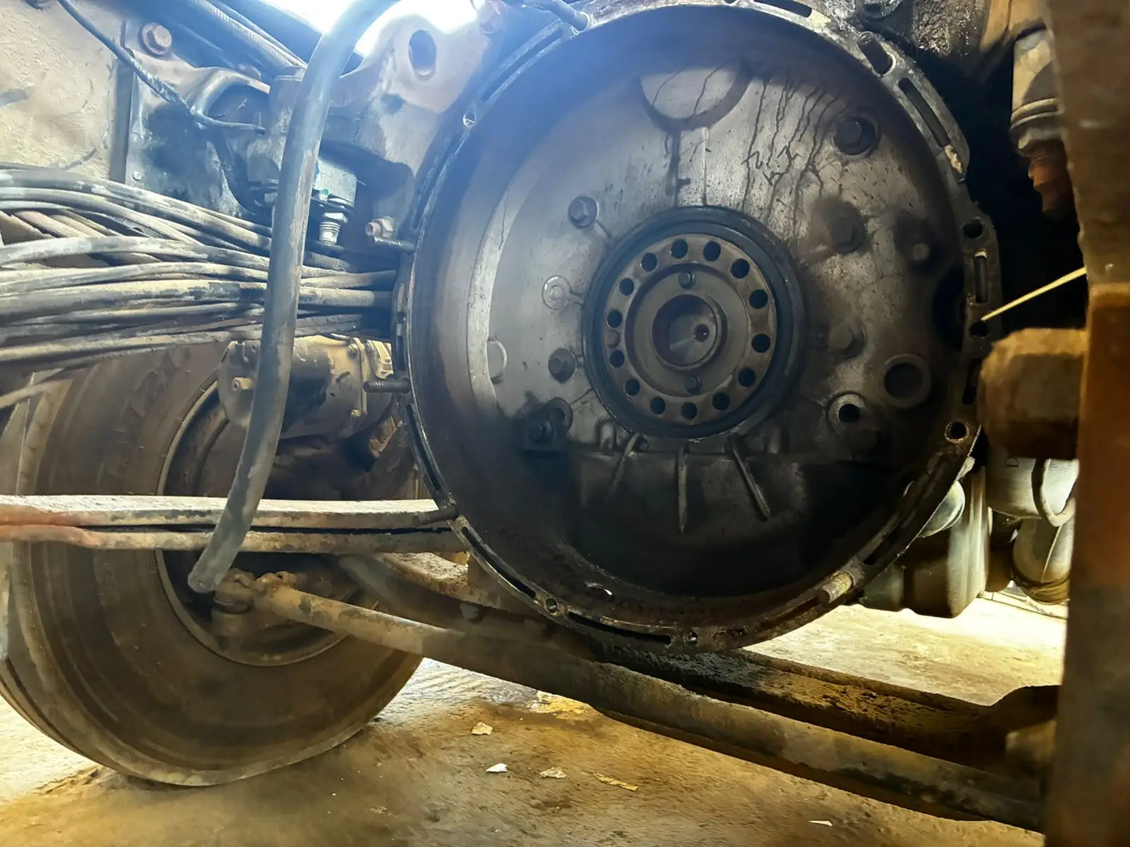 Vista de flota en zona de trabajo