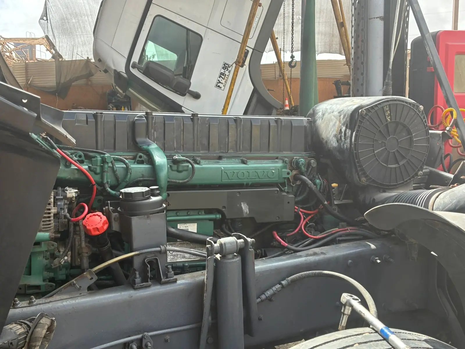 Componentes de sistemas de aire y frenos en mantención